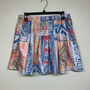 Darlyn Womens Mini Skirt with Abstract Design